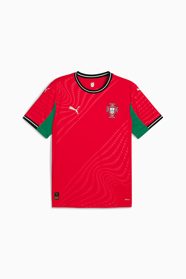 Portugal Women's Team 2025 Home Jersey Men, Pure Red-Fresh Mint, extralarge