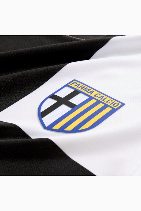 Parma Calcio 24/25 Home Jersey Men, PUMA White-PUMA Black, extralarge