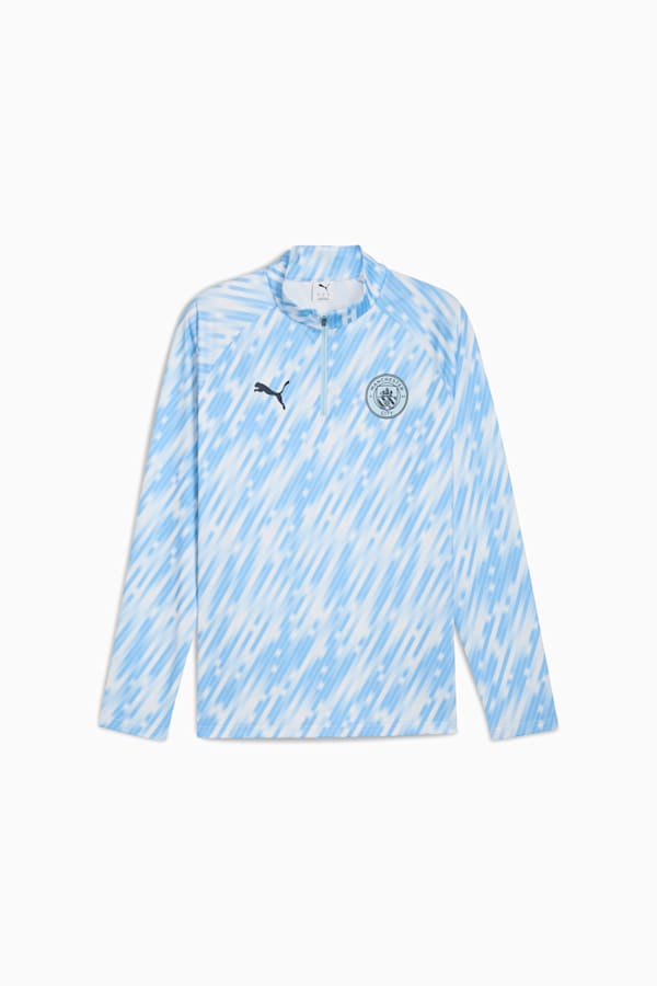 Manchester City Pre-match Quarter-Zip Top Men, Silver Sky, extralarge-GBR