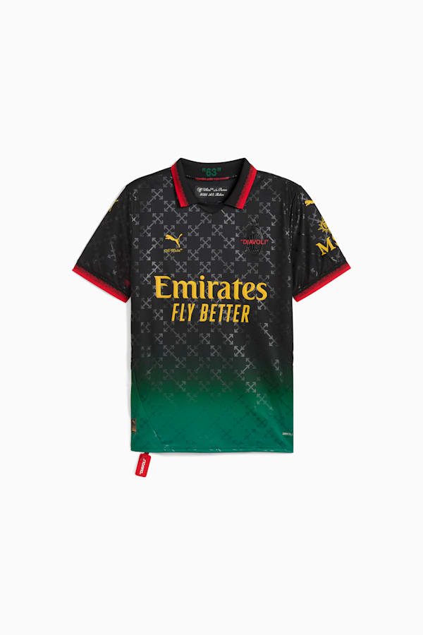 AC MILAN x OFF-WHITE™ Replica Jersey Men, PUMA Black-Power Green, extralarge-GBR