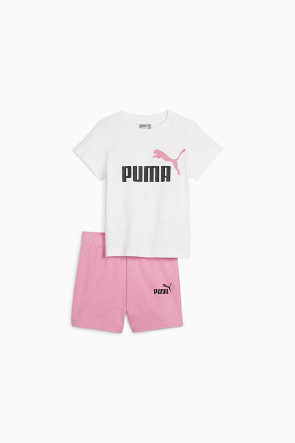 Minicats Tee and Shorts Babies' Set, Fast Pink, extralarge