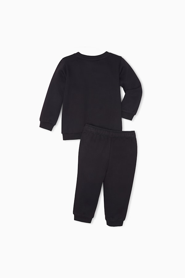 Essentials Minicats Crew Neck Jogger Suit Toddler, Cotton Black, extralarge