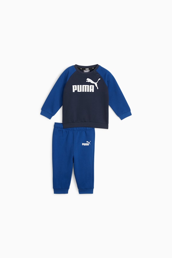 Minicats Essentials Raglan Jogger Set Toddler, Cobalt Glaze, extralarge