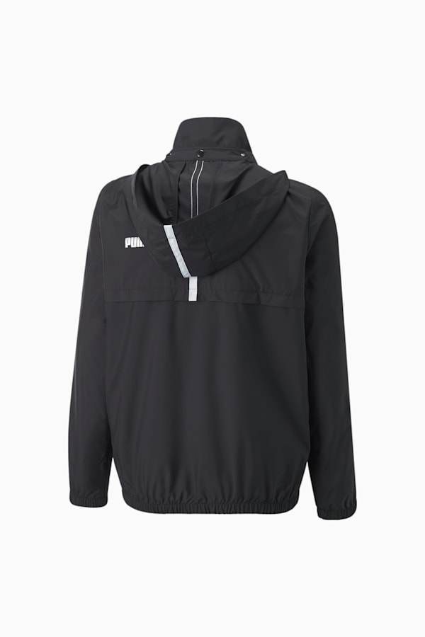 ESS+ Colour-blocked Youth Windbreaker, Puma Black, extralarge-GBR