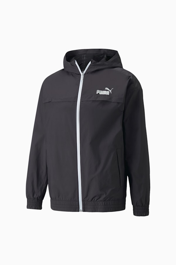 Essentials+ CB Men's Windbreaker, Puma Black, extralarge