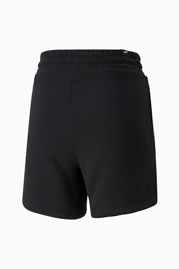 Essentials High Waist Shorts Women, Puma Black, extralarge