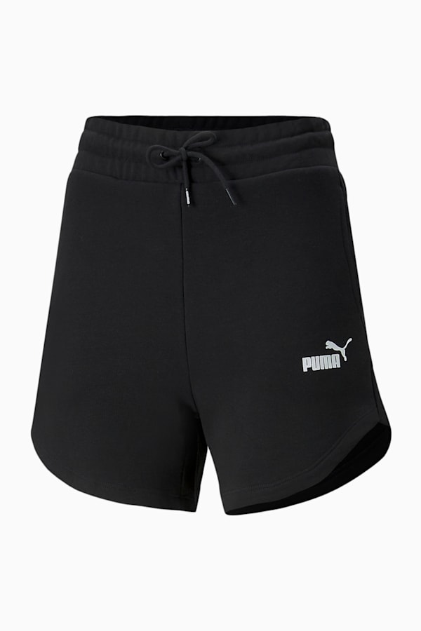 Essentials High Waist Shorts Women, Puma Black, extralarge