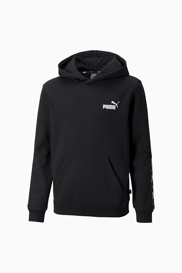 Essentials+ Tape Hoodie Youth, Puma Black, extralarge-GBR