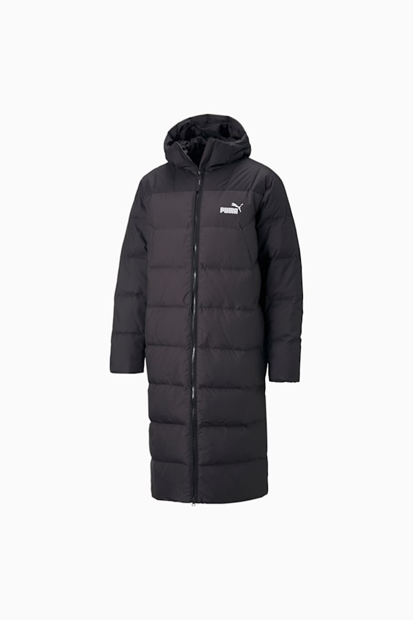 Long Down Coat Men, Puma Black, extralarge