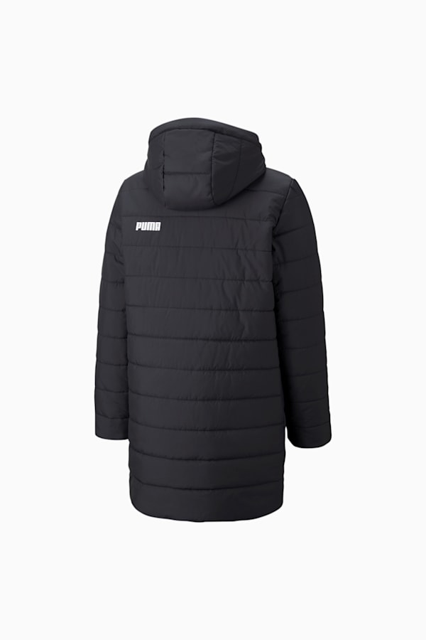 Essentials Padded Coat Youth, Puma Black, extralarge