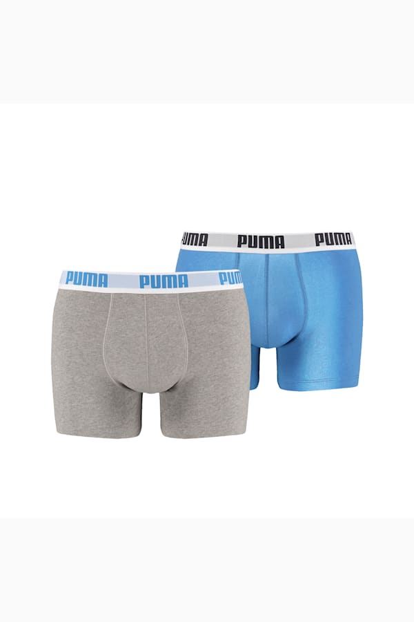 Basic Short Boxer  2 Pack, blue-grey, extralarge
