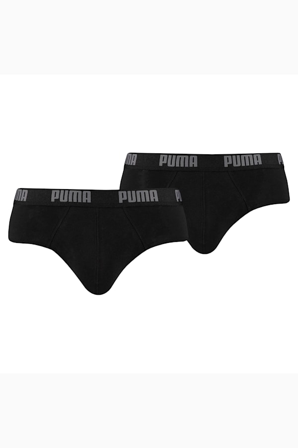 PUMA Basic Men's Briefs 2 Pack, black / black, extralarge