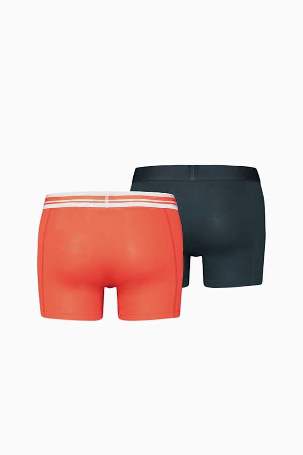 PUMA Placed Logo Men's Boxers 2 Pack, orange, extralarge