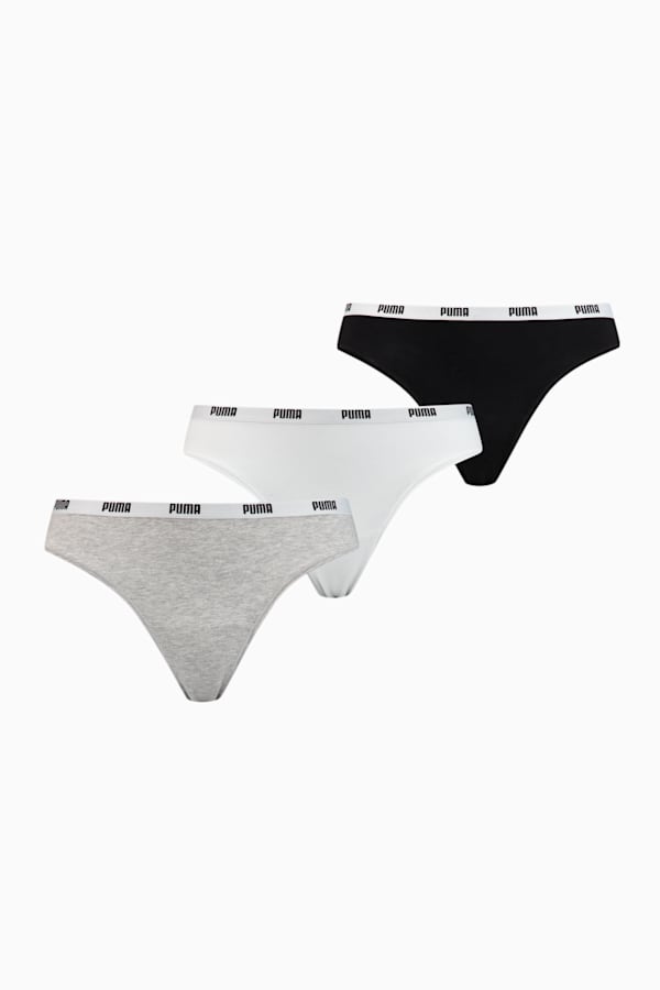 String Women (3-Pack), white / grey / black, extralarge