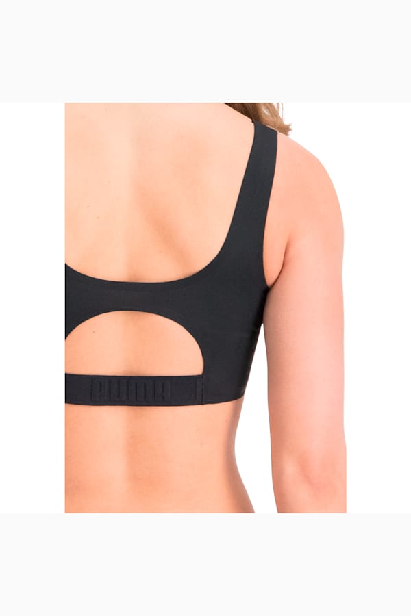 Women's Sporty Padded Top 1 pack, black, extralarge