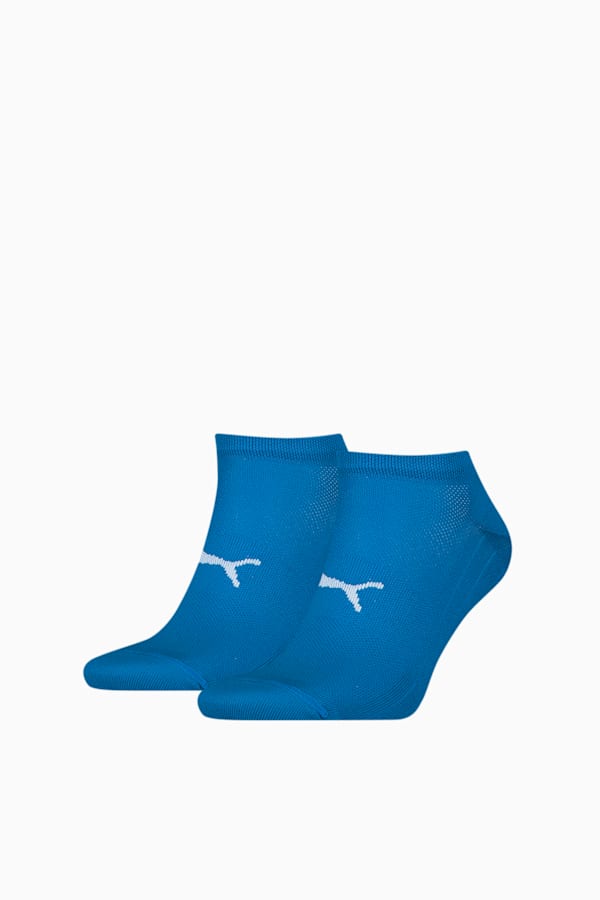 PUMA Sport Unisex Light Sneaker Socks 2 Pack, olympian blue, extralarge