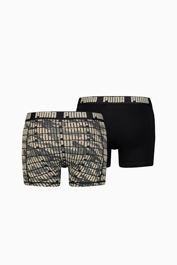 PUMA Men's Camo Boxer 2 pack, sand combo, extralarge-GBR