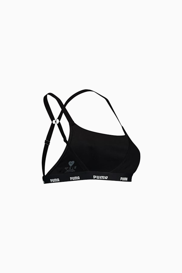 Women's Cross-Back Bralette, black, extralarge-GBR