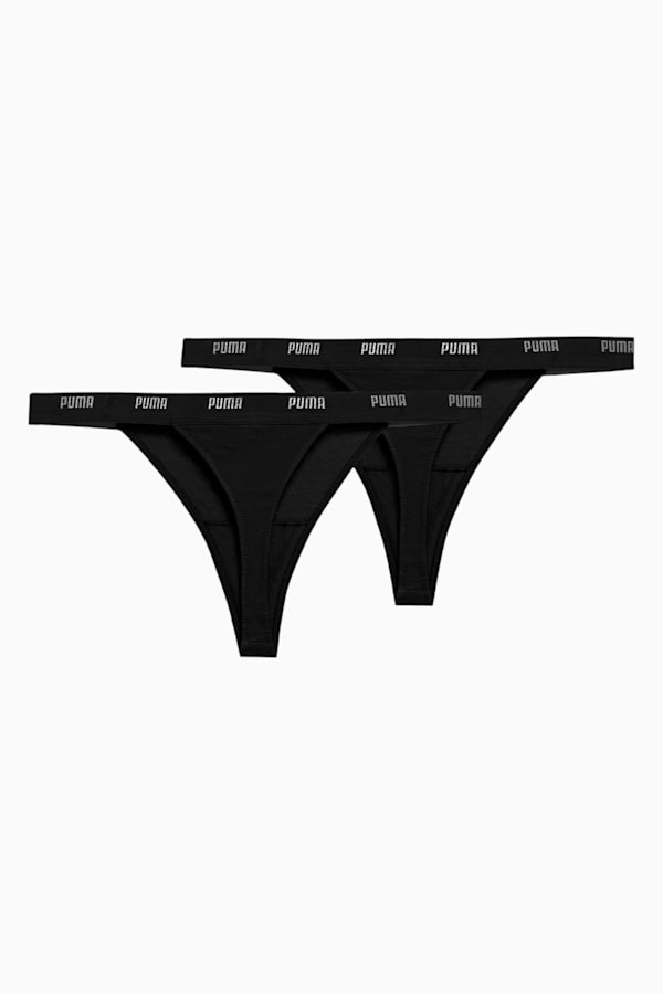 Women's Tanga String 2 Pack, black, extralarge-GBR