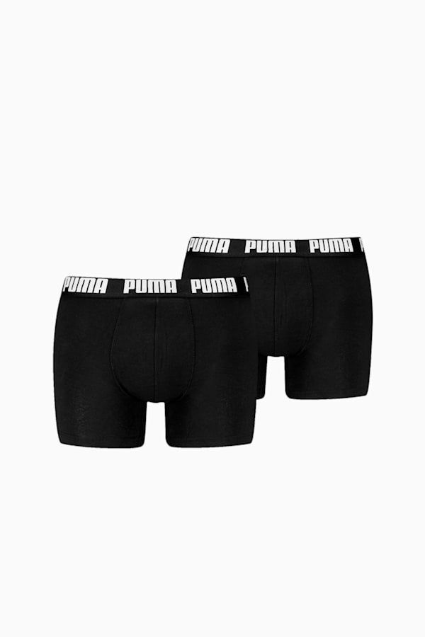 PUMA Men's Boxer Briefs 2 pack, black / black, extralarge
