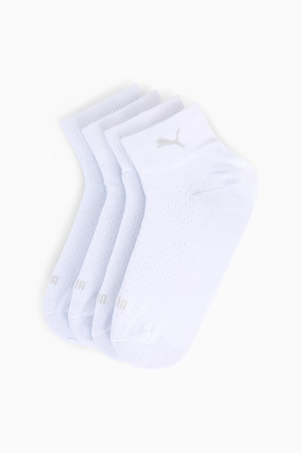 PUMA Women's Quarter Socks 2 pack, white, extralarge