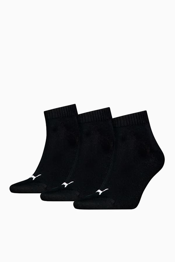 Quarter Socks 3 Pack Unisex, black, extralarge-GBR