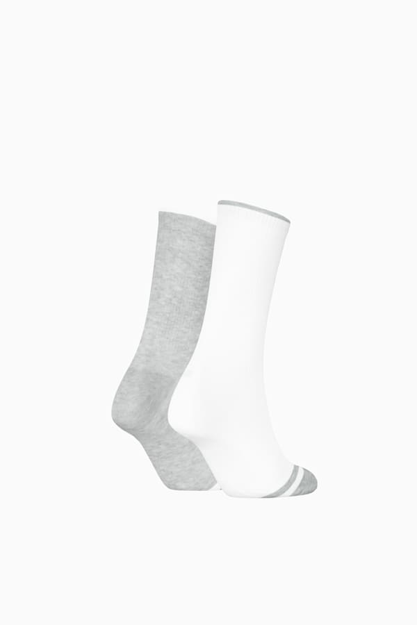 Classic Rib Socks Women (2-pack), white / grey, extralarge-GBR