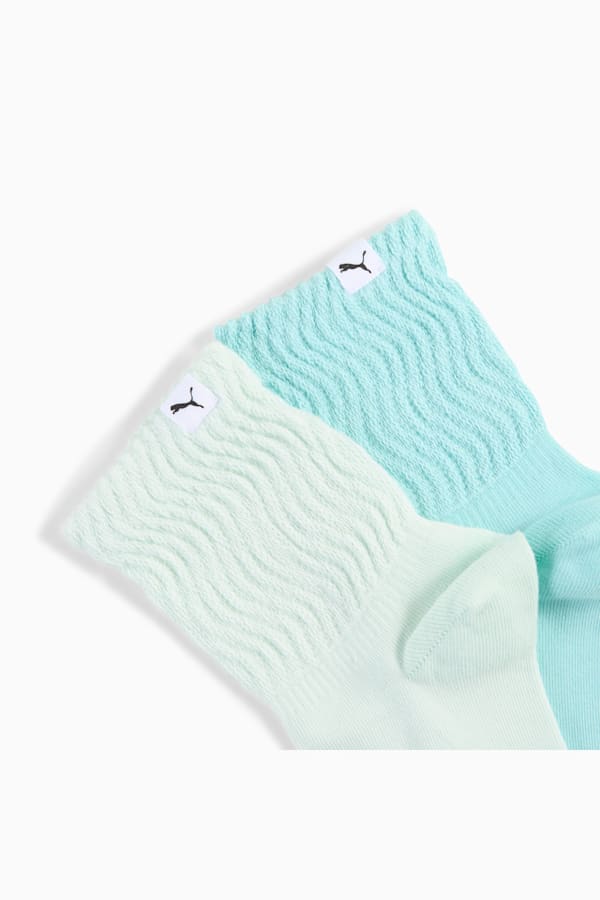 Zigzag Short Socks Women (2-pack), mint combo, extralarge