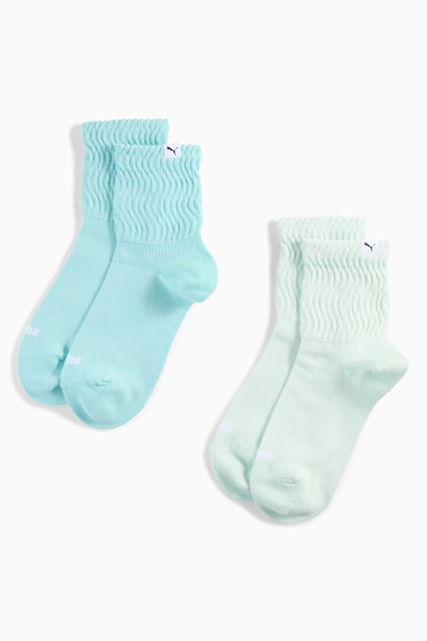 Zigzag Short Socks Women (2-pack), mint combo, extralarge