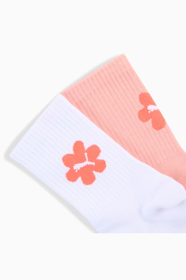 Classic Socks Youth (2-pack), white / pink, extralarge