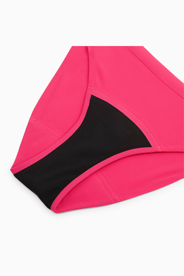 PUMA x Modibodi Seamfree Active Bikini Brief Moderate-Heavy, Garnet Rose Pink, extralarge-DFA