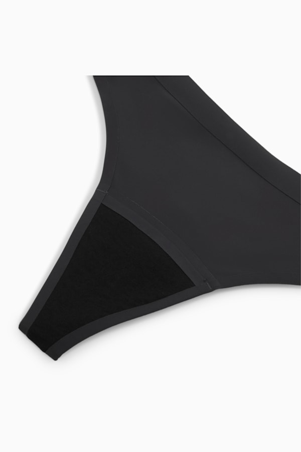 PUMA x Modibodi Seamfree Active Thong Light-Moderate, Black, extralarge