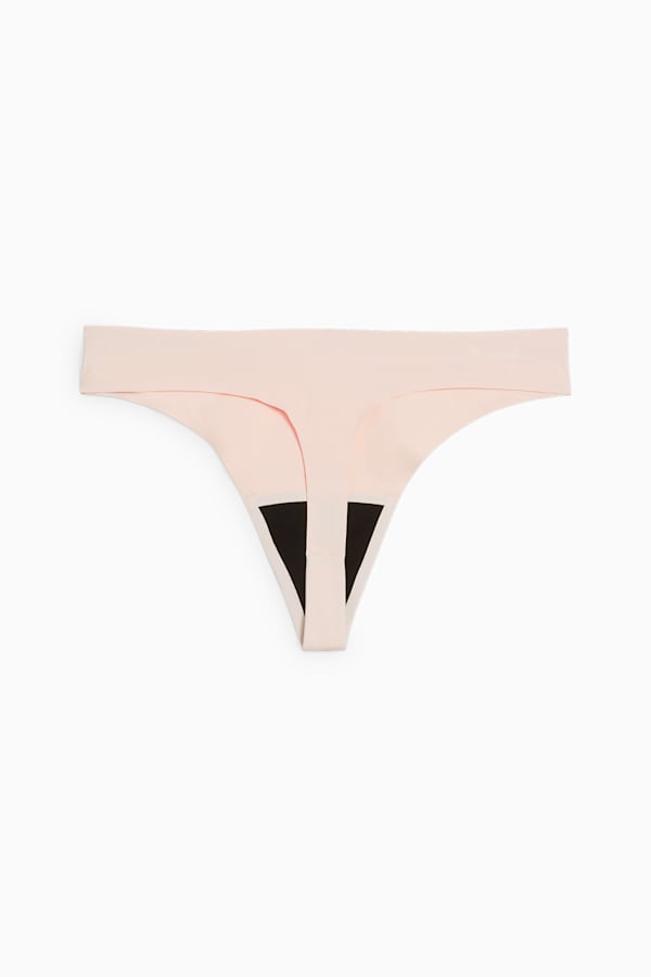 PUMA x Modibodi Seamfree Active Thong Light-Moderate, Mist Pink, extralarge