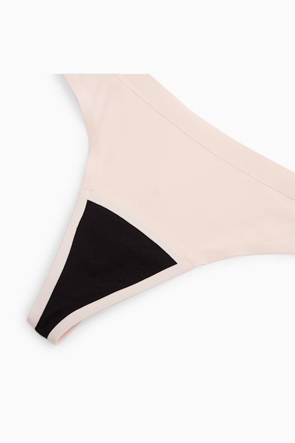 PUMA x Modibodi Seamfree Active Thong Light-Moderate, Mist Pink, extralarge