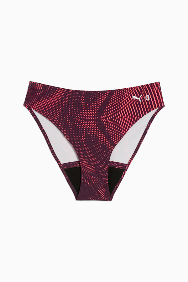 PUMA x Modibodi Seamfree Active Moderate-Heavy Bikini, Flame Haze Pink, extralarge