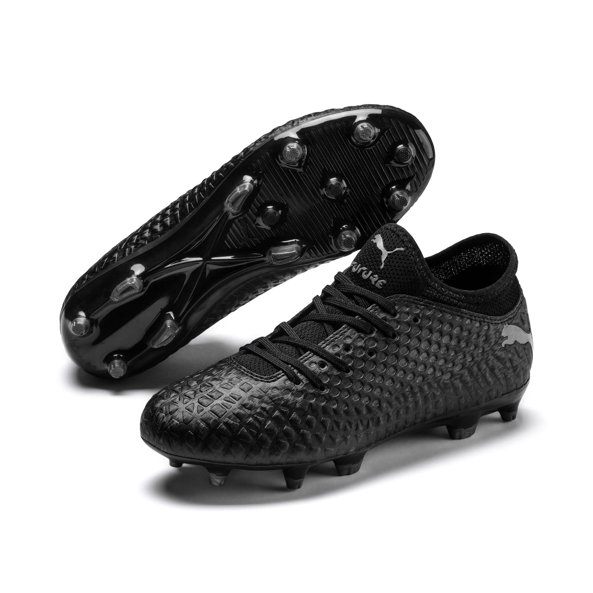 matte black football boots