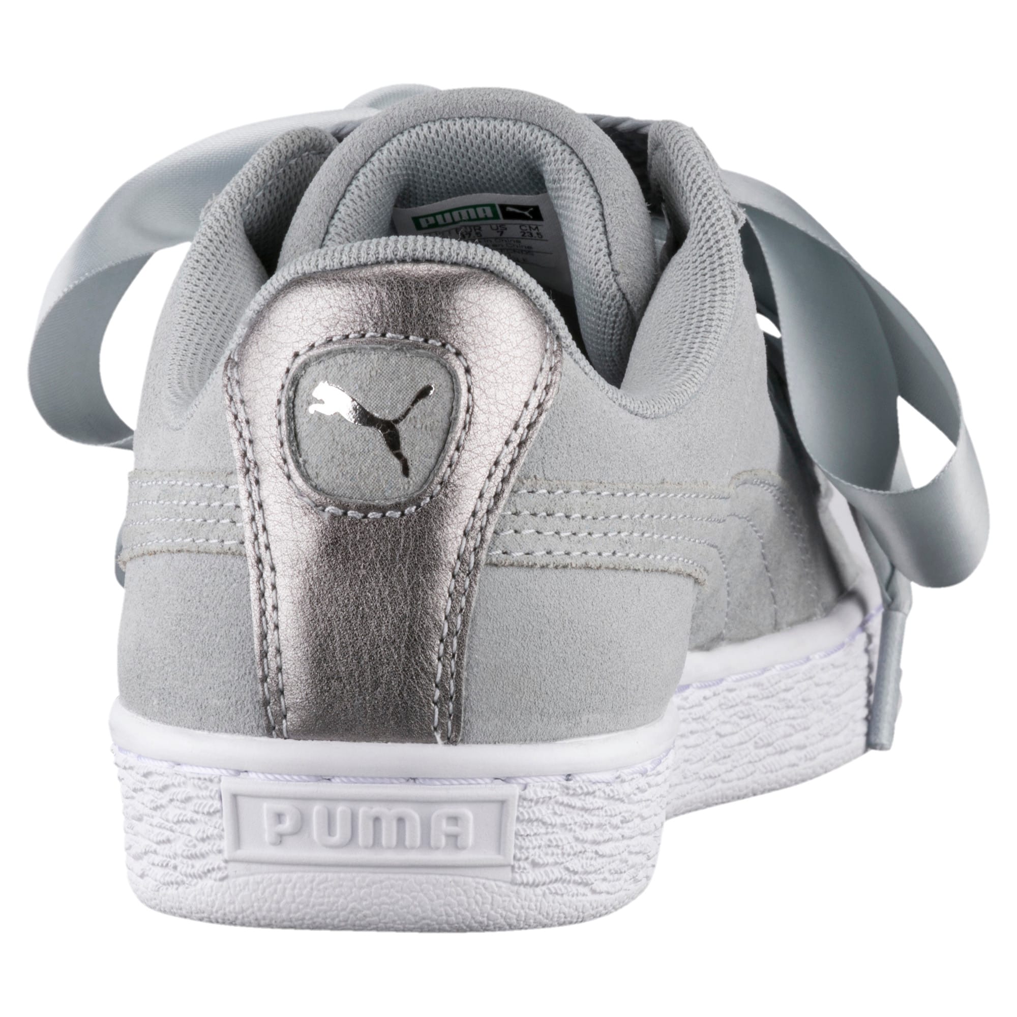 puma basket heart metallic puma basket heart metallic
