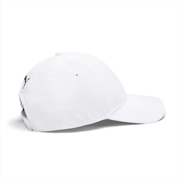 Cresting Adjustable Men's Golf Cap, Bright White, large-ZAF