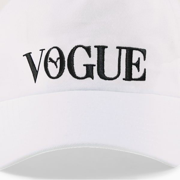PUMA x VOGUE Women's Baseball Cap, Puma White, large-ZAF