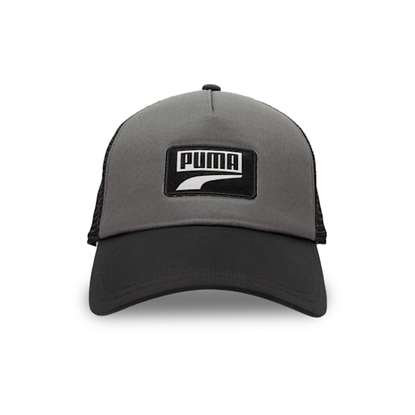 Gorra con visera curva, Puma Black-CASTLEROCK, large-ARG