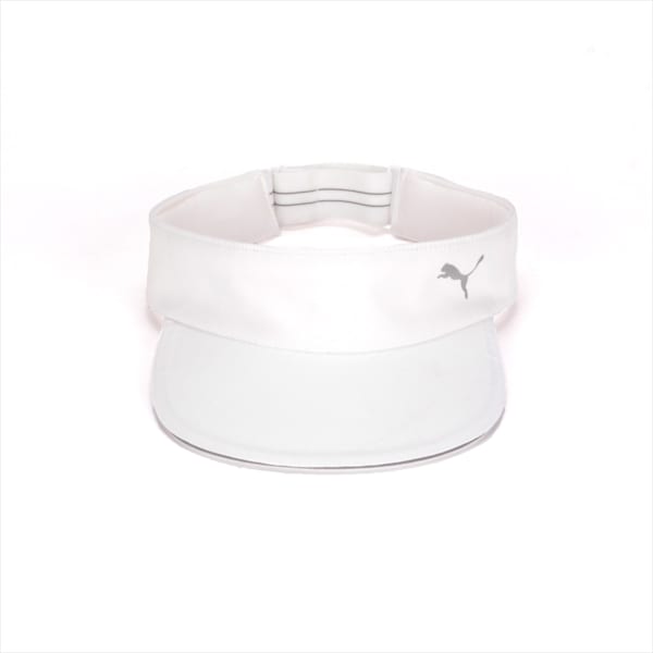 Visera para correr, PUMA White, large-MEX
