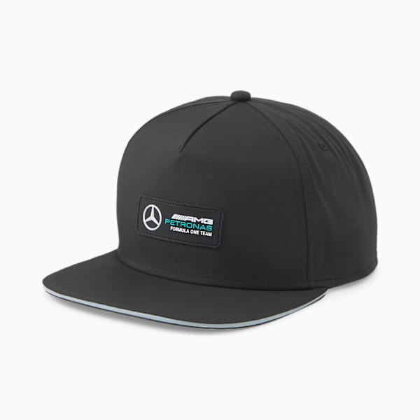 Mercedes-AMG Petronas Motorsport Flat Brim Cap, PUMA Black, large-ZAF