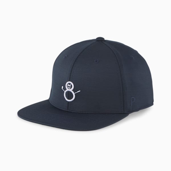 H8 Golf Cap Men, Navy Blazer-White Glow, large-ZAF