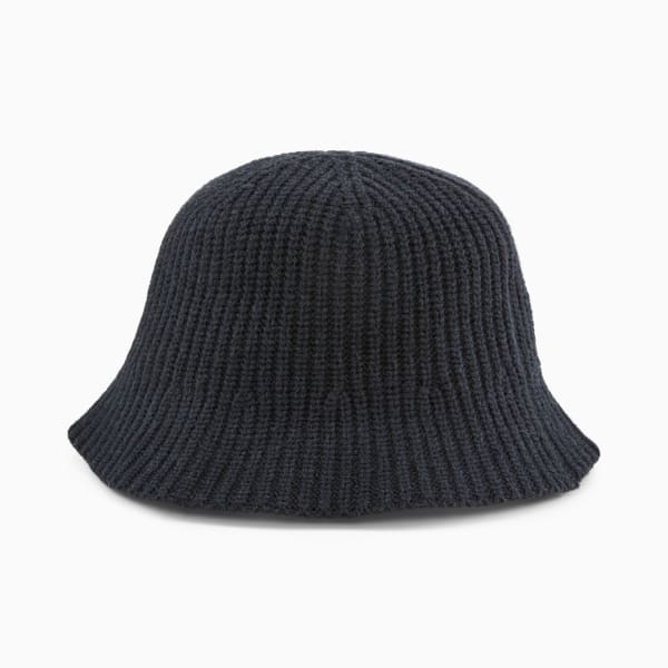 PRIME Knitted Bucket Hat, PUMA Black, large-ZAF