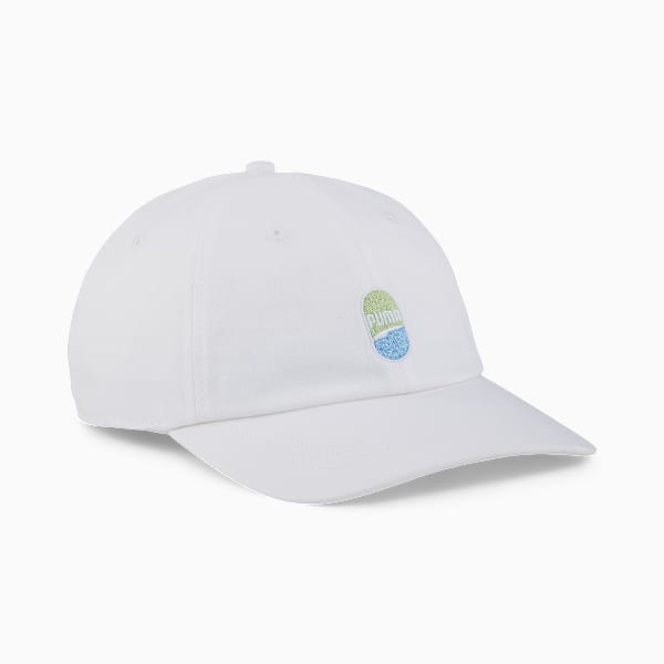 Gorra de visera semicurva Downtown, PUMA White, large-ARG