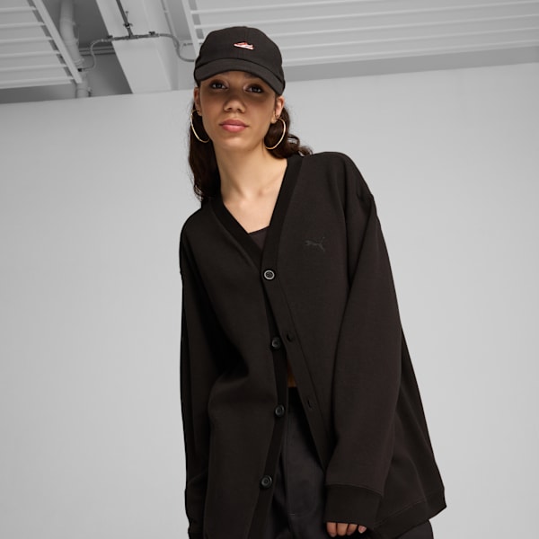 Classics Graphic Dad Cap, Puma Black, large-MEX