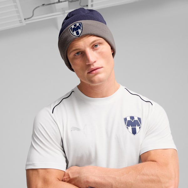 Gorro Monterrey ftbl ESSENTIALS, PUMA Navy-Cast Iron, large-MEX