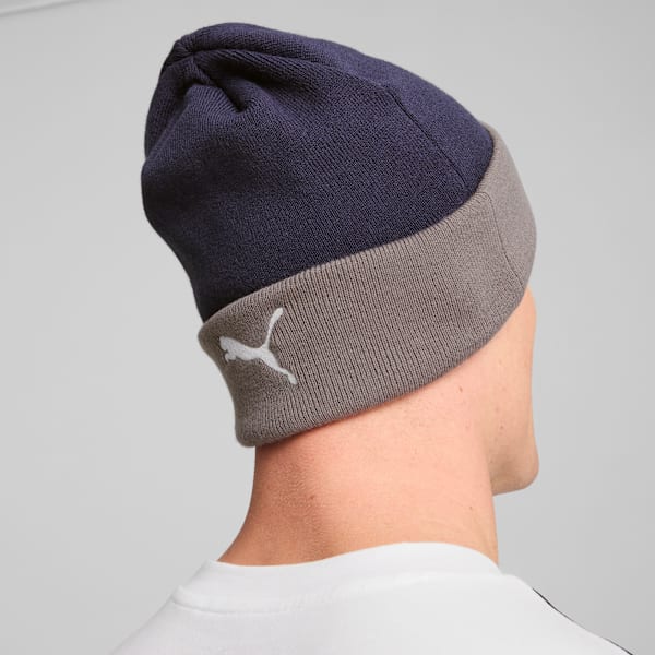 Gorro Monterrey ftbl ESSENTIALS, PUMA Navy-Cast Iron, large-MEX