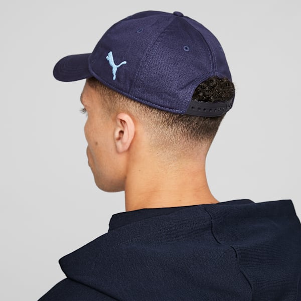 Gorra con visera Manchester City ftblESSENTIALS, PUMA Navy-Team Light Blue, large-ARG