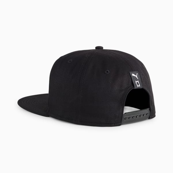 Gorra con visera plana Basquetbol Pro, PUMA Black, large-MEX